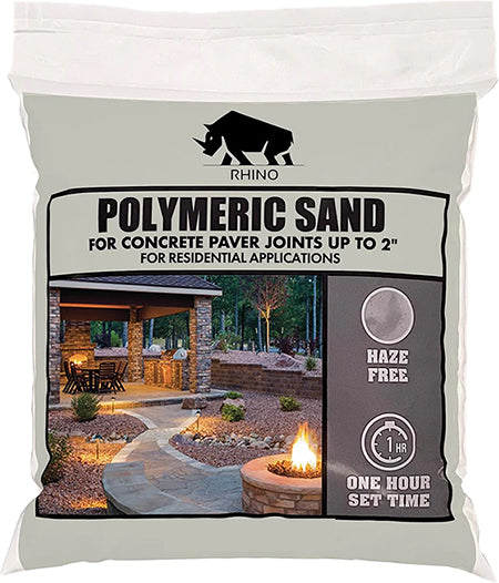 Rhino Power Bond Plus - Polymeric Sand for Pavers and Stone Joints up to a Maximum of 2 inches.