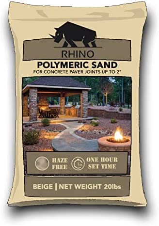 Rhino Power Bond Plus - Polymeric Sand for Pavers and Stone Joints up to a Maximum of 2 inches.