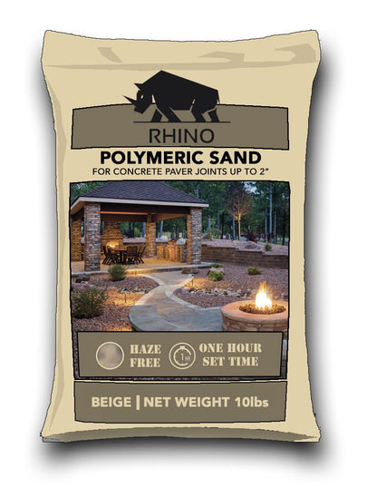 Rhino Power Bond Plus - Polymeric Sand for Pavers and Stone Joints up to a Maximum of 2 inches.